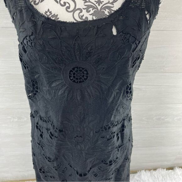 Vivienne Tam Lace Tank Shift Midi Dress - Picture 2 of 7